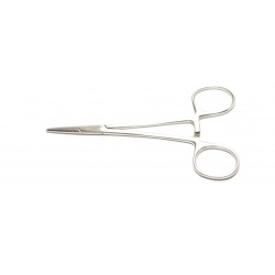 Straight Halsted-Mosquito vascular forceps, 125mm 