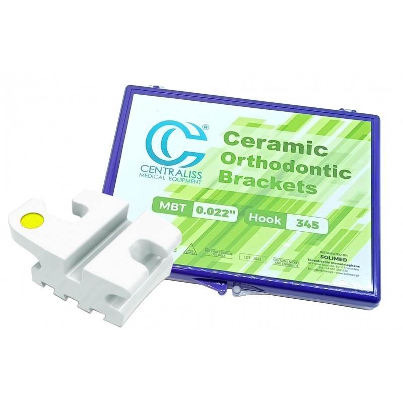 thumbnail image 2 of Dental Orthodontic Sapphire Ceramic Brackets – Roth 022/018, Invisible Brace, Unbranded 2 of 5