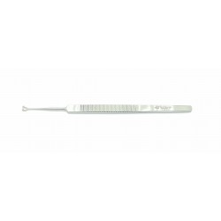 Bent anatomical microsurgical twezers 180 mm.