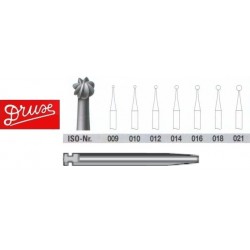 Wiertła z węglika na mikromotor, na przedłużonym trzonku