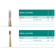 Carbide burs for fast cutting of metal crowns and bridges
