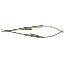 Igłotrzymacz Castroviejo zagięty 140mm
