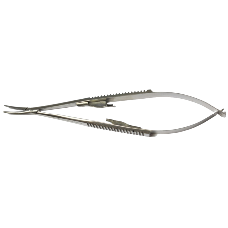 Igłotrzymacz Castroviejo zagięty 140mm